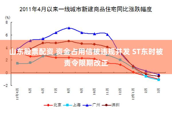 山东股票配资 资金占用信披违规并发 ST东时被责令限期改正